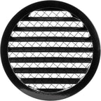 Repa Market 8" Inch Scratch Resistant Black Soffit Air Vent Cover by RepaMarket