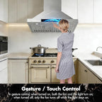 30 inch Wall Mount Range Hood Convertible Vent - Image 5