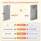 2-Pack 12x20x1 MERV 8 Reusable & Washable Electrostatic Air Filters - Image 5