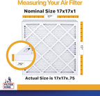 Filter King 17x17x1 Air Filter | 12-PACK | MERV 13 HVAC Pleated A/C Furnace - Image 2