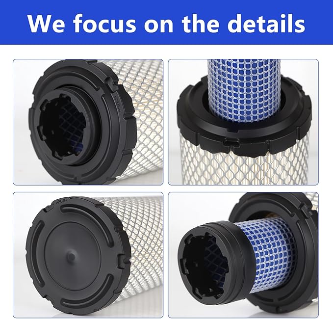 2 PCS P821575 & P822858 Outer Inner Air Filter Set - Image 3