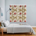 2 Panel Kitchen Cafe Curtains, Camels Palm Trees Sunlight Filtering Nature Air - Image 4