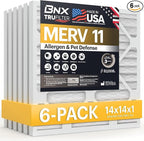 BNX TruFilter 14x14x1 Air Filter MERV 11 by BNX
