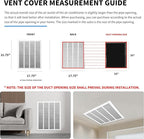16x20 Return Air Grille, Air Return Vent Cover, Flat Vent Cover, Rejillas De - Image 4