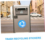 12pcs Garbage Classification Stickers Self-Adhesive Trash Can Labels - Image 5