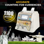 RIBAO MC-40 Mixed Denomination Money Counter, Business Grade Cash Counting - Image 5