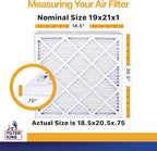 Filter King 19x21x1 Air Filter | 6-PACK | MERV 13 HVAC Pleated A/C Furnace - Image 2