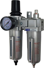1/2" HEAVY DUTY COMBO PARTICULATE & COALESCING FILTER REGULATOR COMPRESSED AIR by THB