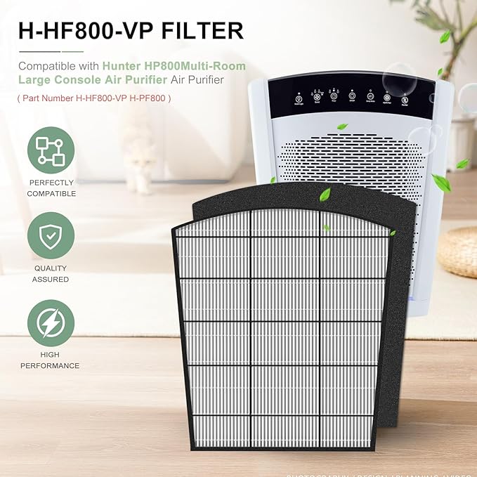 H-HF800-VP Filter Replacement, Compatible - Image 2