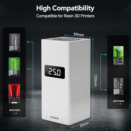 ELEGOO Smart Mini Heater for Resin 3D Printer, Intelligent Temperature Control - Image 6