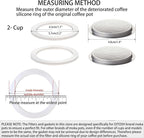 2 Pcs Filter with 3 Pcs Silicone Gasket Seals - Image 3