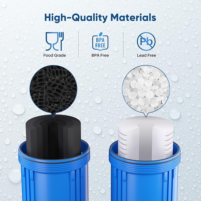 PUREPLUS 5 Micron 4.5"x10" Whole House Water Filter Combo Kit - Image 5