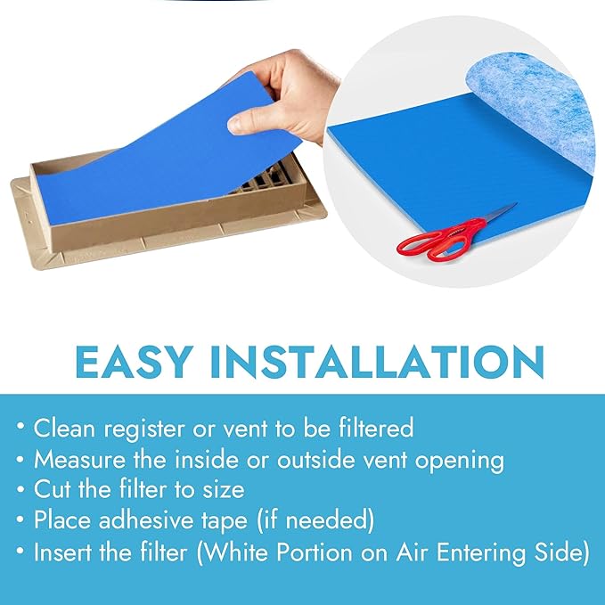 NORTHWEST ENTERPRISES Cut to Size Floor Vent Air Filters - Image 5