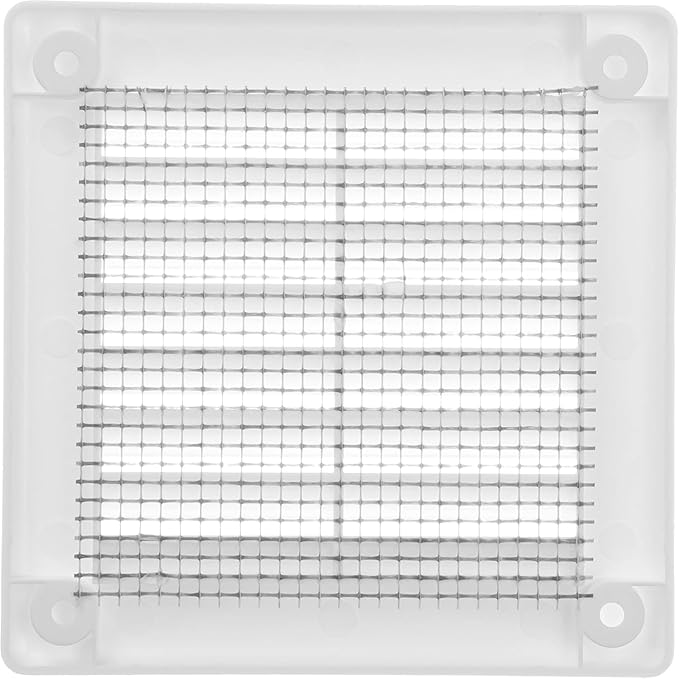 Vent Systems 3" x 3" White Plastic Soffit Vent Cover - Image 7