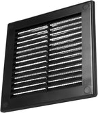 Vent Systems 4.5" x 4.5" Inch Plastic Black Soffit Vent Cover - Image 7