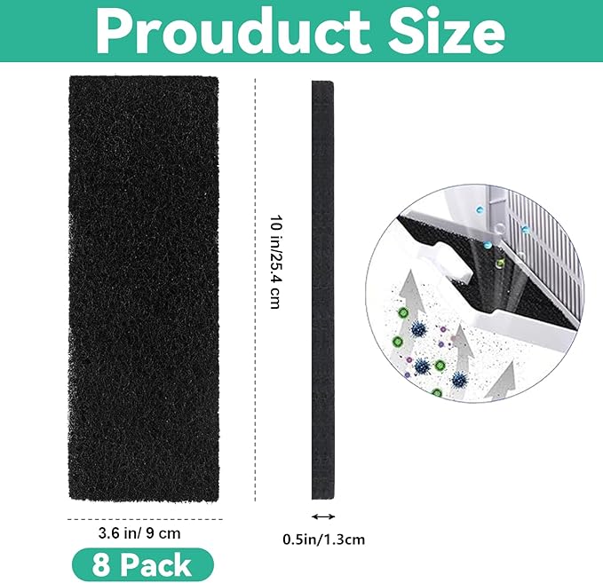 Lubise 8Pcs Carbon Filters Compatible - Image 2