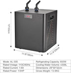 Water Chiller for Cold Plunge 79 Gal, 1/3 HP Aquarium Chiller, Cooling System - Image 3