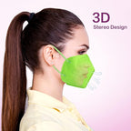 Miuphro KN95 Face Mask 50 Pack, Disposable Respirator Masks, 5 Layer Design - Image 5