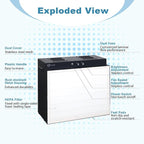 Laminar Flow Hood with H13 HEPA Filter (20"x15"）, FFU Class 100 / ISO 5 Clean - Image 4
