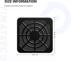 40mm Fan Filter Dustproof Cover, 2 Pack Dust Filter PC Case Fan Grill ABS - Image 2