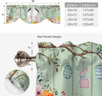 Easter Tie Up Valance Curtains for Windows, Kitchen Curtains Window Shades - Image 6