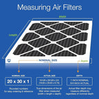 Nordic Pure 20x30x1 Pure Carbon Pleated Odor Reduction Furnace Air Filters 4 - Image 2