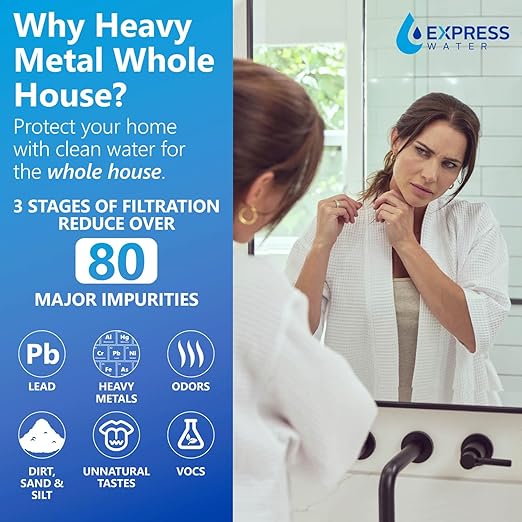 Whole House Water Filter System| HEAVY METAL| 3 Stage Water Purifier Whole Home - Image 3