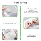 300 Sheets Nail Dust Collector Filter Paper: Disposable Dust Vacuum Filter - Image 6
