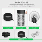 VIVOSUN 2-Pcs Grow Tent Vent Cover - Image 5