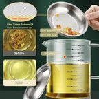 1.5L/50oz Glass Bacon Grease Container - Image 4
