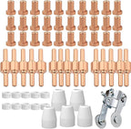 61Pcs PT31 Plasma Cutting Consumables by RIEELANG-US