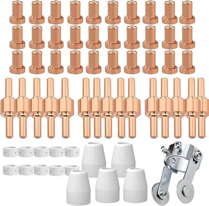 61Pcs PT31 Plasma Cutting Consumables by RIEELANG-US