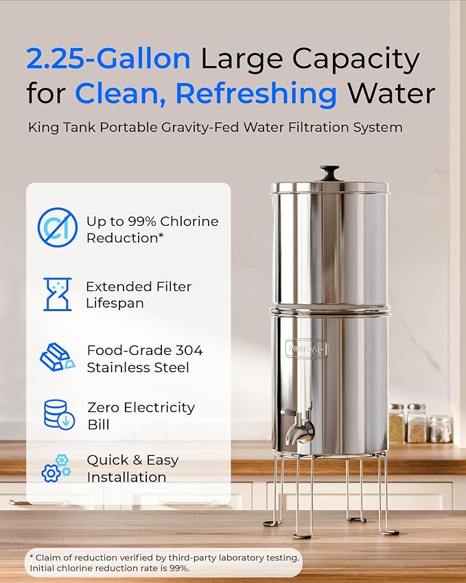 Waterdrop Gravity-fed Water Filter System, NSF/ANSI 42&372 Standard, - Image 2