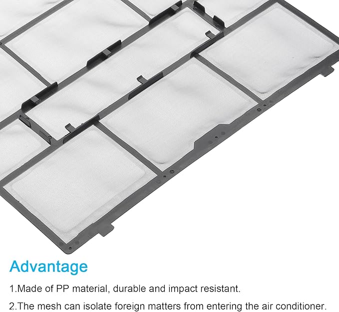 PATIKIL Air Conditioner Filter Replacement 353mm x 290mm, Plastic Air Filtering - Image 4