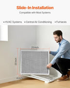VEVOR 20x25x4 inch Electrostatic Air Filter, AC/HVAC Furnace Filter Washable & - Image 4