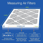 Nordic Pure 24x24x1 Furnace Air Filters MERV 10 Pleated Plus Carbon 2 Pack - Image 2