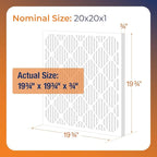 NaturalAire 20x20x1 Pleated Air Filter - Image 4