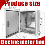 Electrical Box 20 x 16 x 6 Inch Indoor Outdoor Electrical Enclosure Box Steel - Image 2