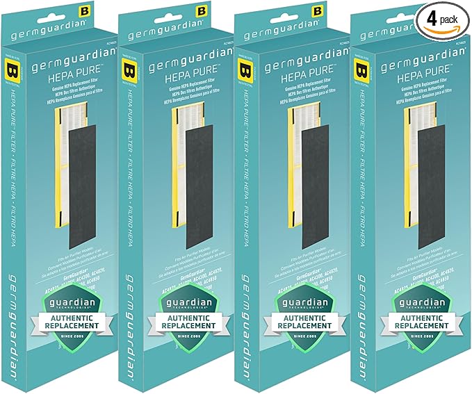 GermGuardian Filter B HEPA Pure Genuine Air Purifier Filter, Removes 99.97% of by GuardianTechnologies