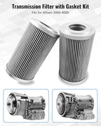 Transmission Filter Kit Fits for Allison 3000-4000, 6 Inch Includes Gaskets and - Image 2