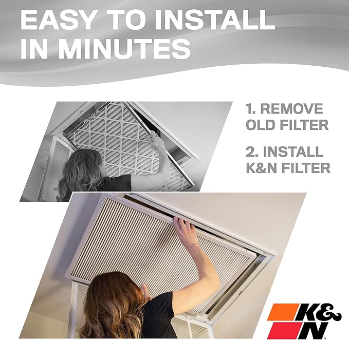 K&N 24X30X1 HVAC Furnace Air Filter, Lasts a Lifetime, Merv 8, the Last HVAC - Image 5