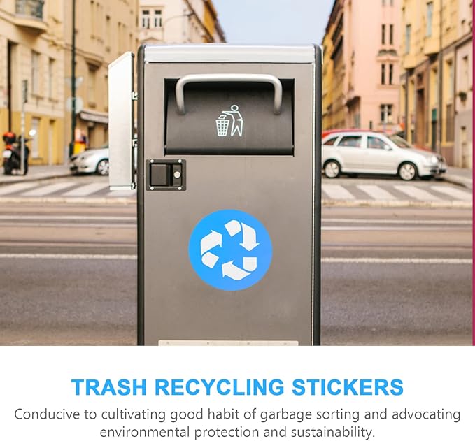 Zerodeko 12pcs Garbage Sorting Stickers - Image 9