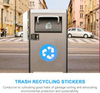 Zerodeko 12pcs Garbage Sorting Stickers - Image 9