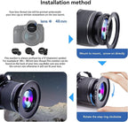 48mm Lens to 55mm Camera Lens Adapter, 48mm-55mm Filter Step up Rings, - Image 5