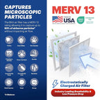 BNX TruFilter 20x24x2 Air Filter MERV 13 - Image 3