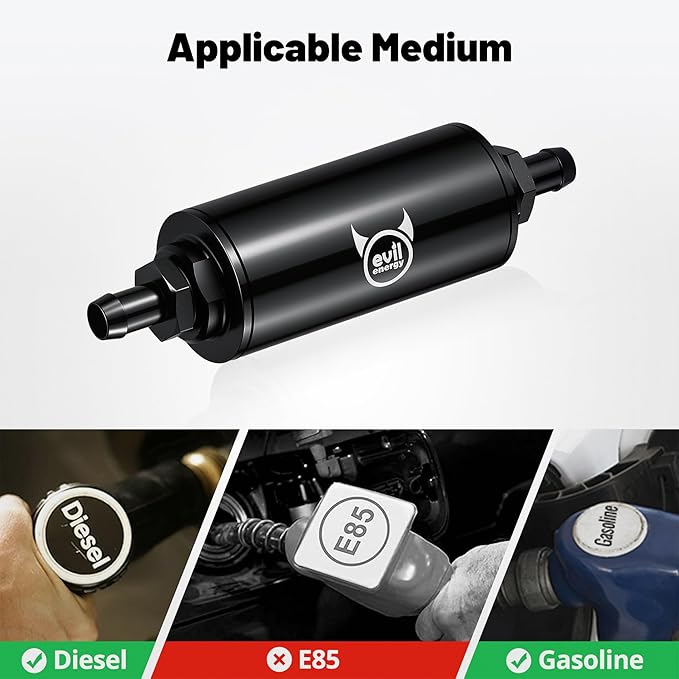 EVIL ENERGY Inline Fuel Filter 100 Micron - Image 7