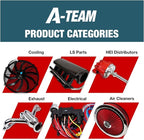 A-Team Performance High Flow Throttle Body Air Intake Filter - 14 in x 3 in - Image 5