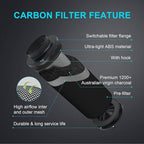 iPower 4 Inch 195 CFM Inline Fan, Air Carbon Filter, 8 Ft Al Foil Ducting - Image 5