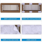 Air Vent Filter Kit, Cotton Electrostatic Dust Control Vent Filter - Image 3