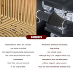 RYANSTAR 76mm 3" High Flow Round Tapered Cone Cool Air Filter Cleaner - Image 3